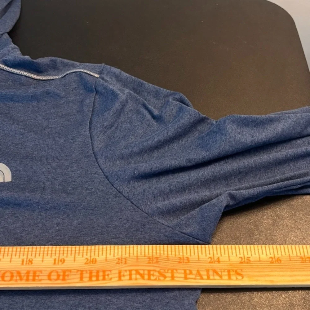 The North Face Mens Blue FlashDry-XS Hoodie Pullover Top sz Large Lightweight